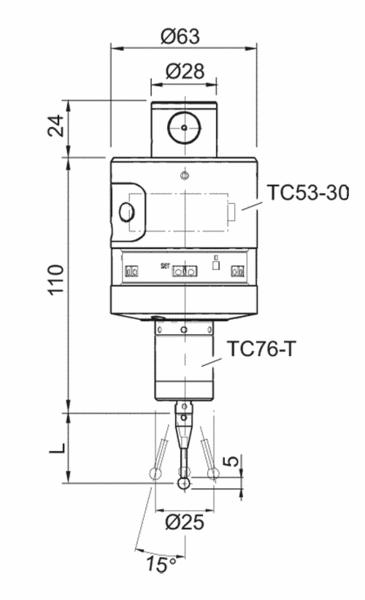 波龍(BLUM) tc53測(cè)頭