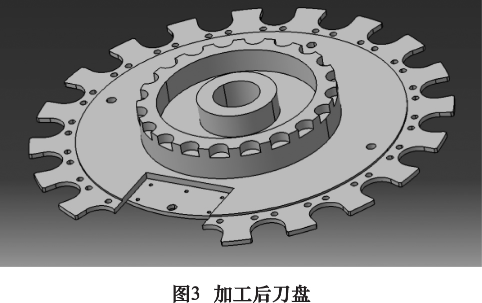 斗笠式刀庫中裝刀盤的修復(fù)方法